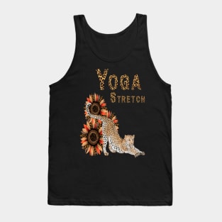 Yoga Leopard Stretch Tank Top